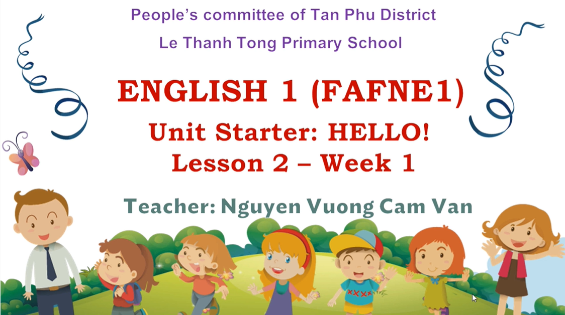 Unit Starter - Lesson 2: Grammar and Song